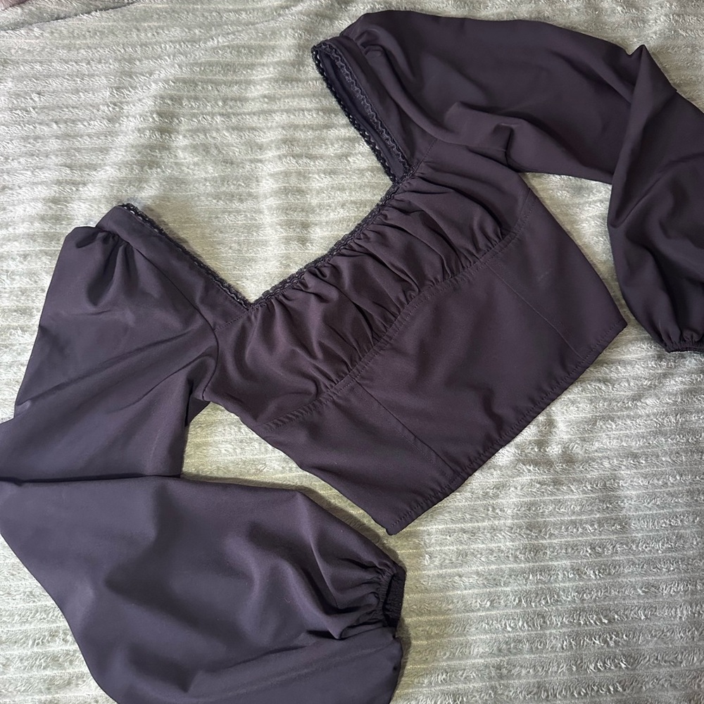 LA Hearts Black Corset Top